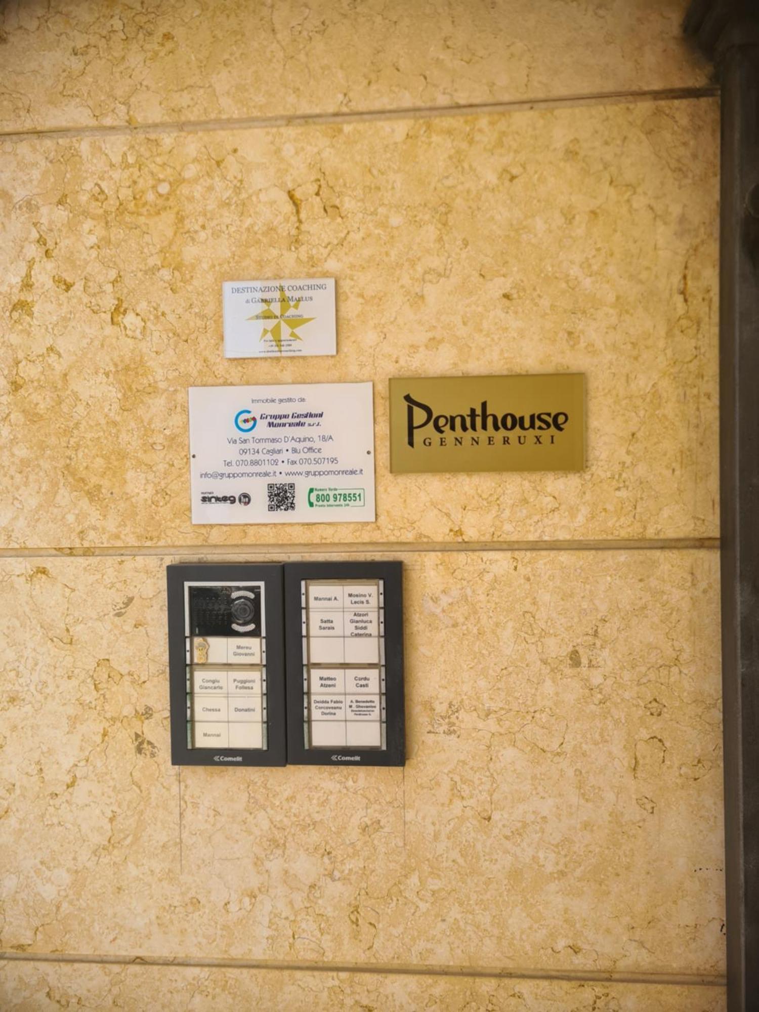 Penthouse Genneruxi Hotell Cagliari Eksteriør bilde